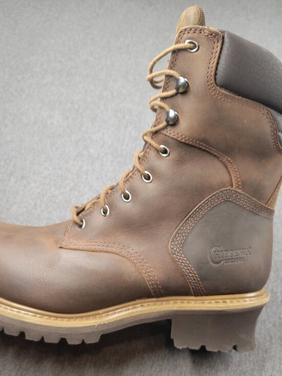 Chippewa boots hador tough bark 8in steeltoe Logger 12m brand new with tags main image 11